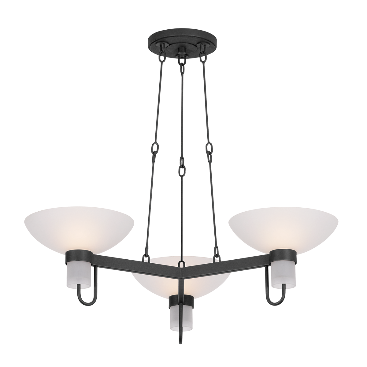 Arturo Chandelier by Troy Lighting in Textured Bronze Finish