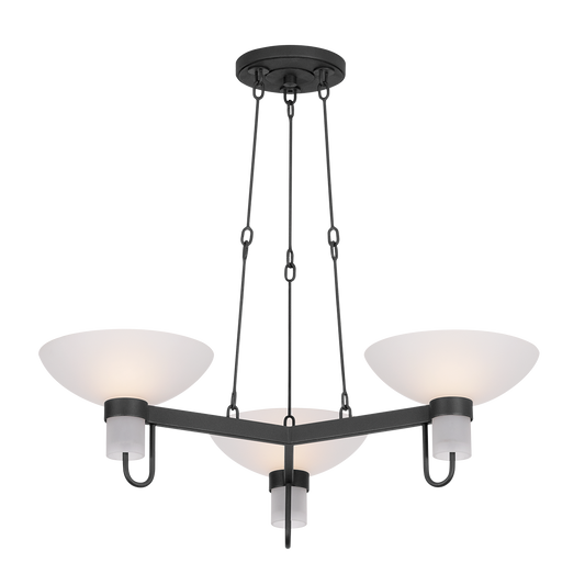 Arturo Chandelier by Troy Lighting in Textured Bronze Finish