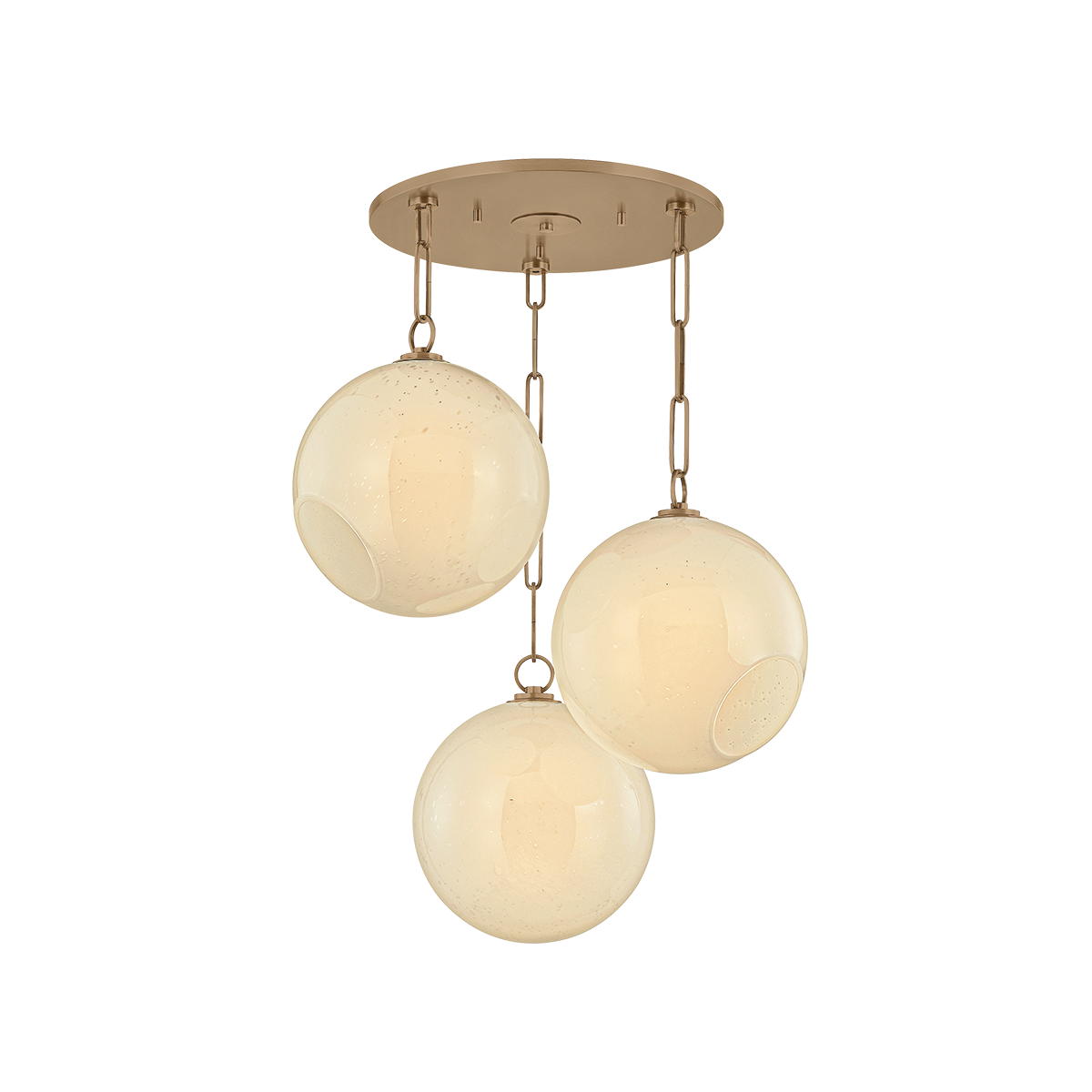 Bramble Chandelier by Troy Lighting in Patina Brass Finish