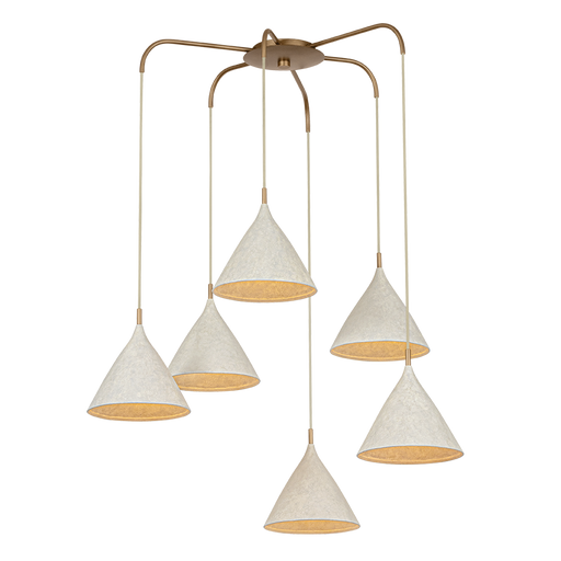 Benson Chandelier by Troy Lighting by F2240-PBR/LWP
