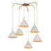 Benson Chandelier by Troy Lighting by F2240-PBR/LWP