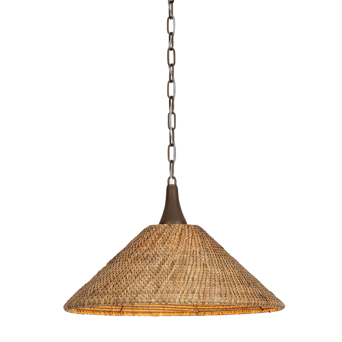 Kenzo Pendant by Troy Lighting in Bronze Leaf Finish