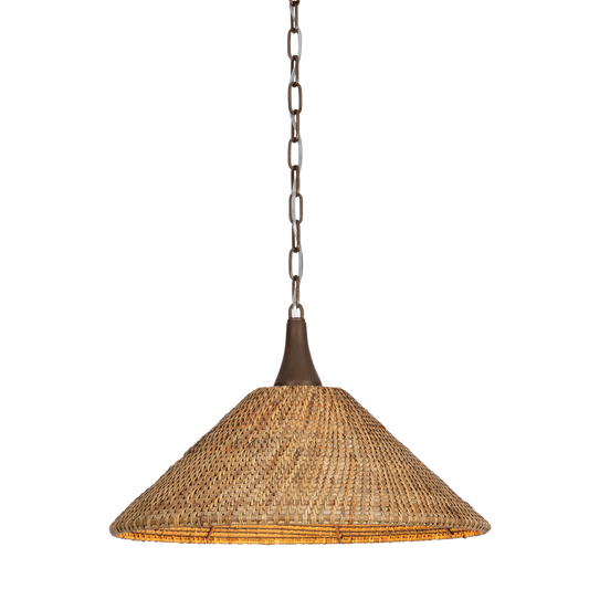 Kenzo Pendant by Troy Lighting in Bronze Leaf Finish