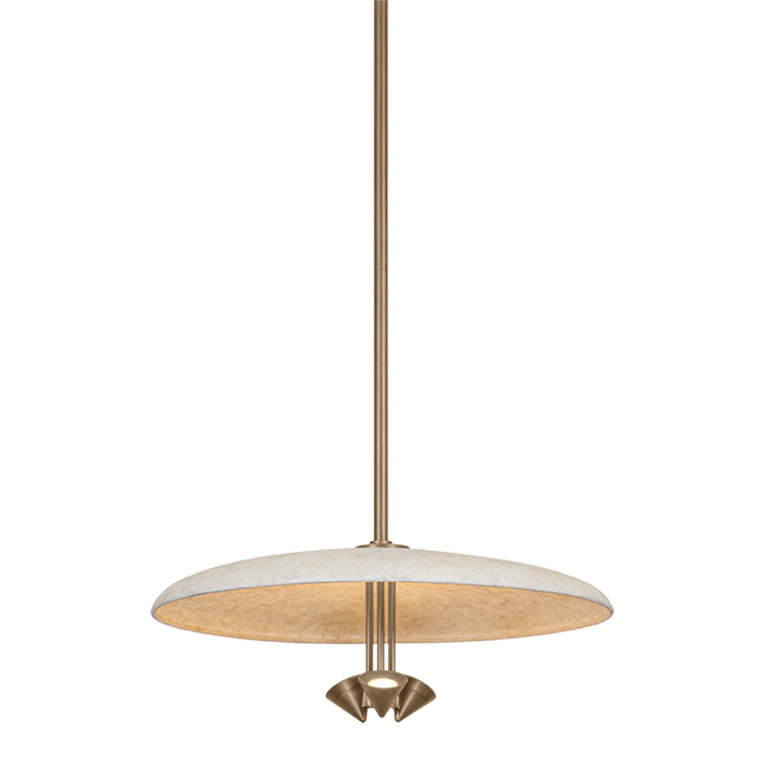 Garth Pendant by Troy Lighting by F2820-PBR/WTW