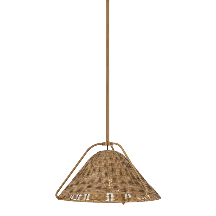 Richard Semi Flush by Troy Lighting by F4318-PBR