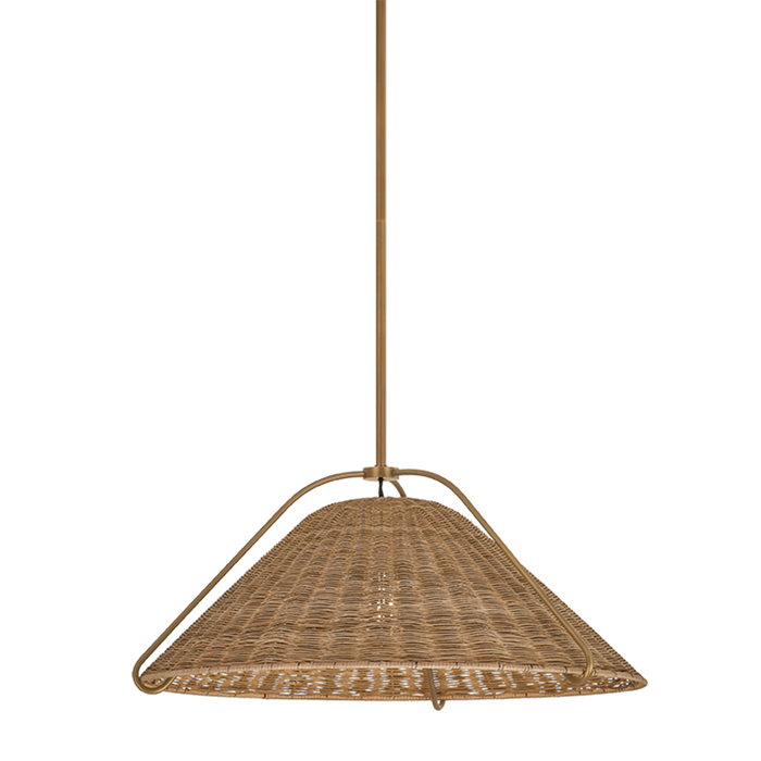 Richard Semi Flush by Troy Lighting by F4326-PBR