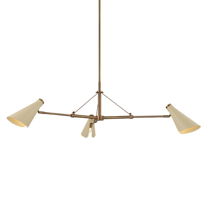 Andersen Chandelier by Troy Lighting by F4350-PBR/SSD