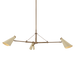 Andersen Chandelier by Troy Lighting by F4350-PBR/SSD