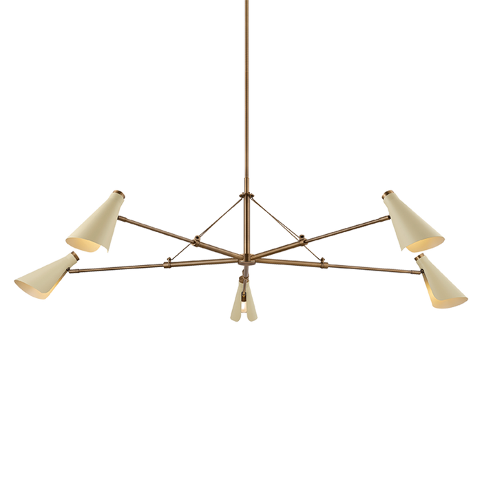 Andersen Chandelier by Troy Lighting by F4369-PBR/SSD