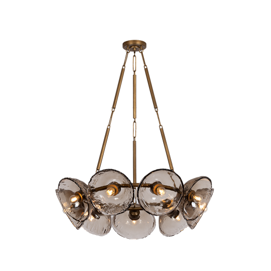 Diego Chandelier by Troy Lighting - Patina Gold Leaf Finish