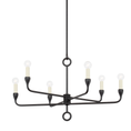 Load image into Gallery viewer, ORSON Chandelier by Troy Lighting - Black Iron Finish
