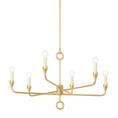 Load image into Gallery viewer, ORSON Chandelier by Troy Lighting - Vintage Gold Leaf Finish
