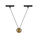 Faria Double  Pendant in Brushed Gold Finish | Kuzco Lighting