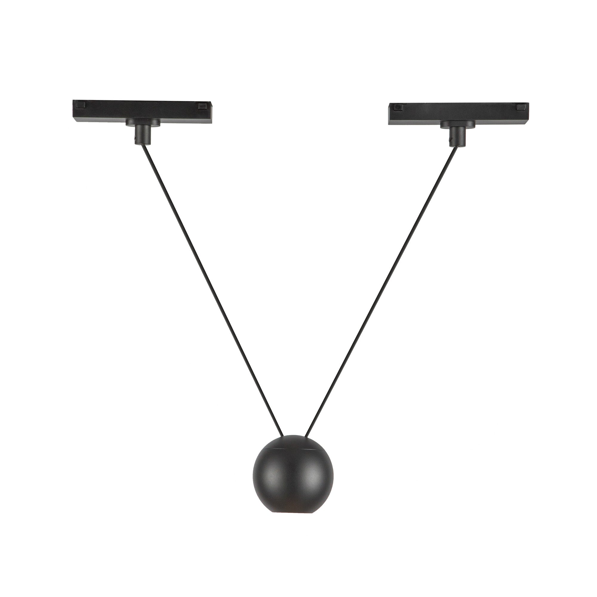 Faria Double  Pendant in Black Finish | Kuzco Lighting
