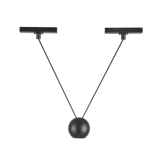 Faria Double  Pendant in Black Finish | Kuzco Lighting