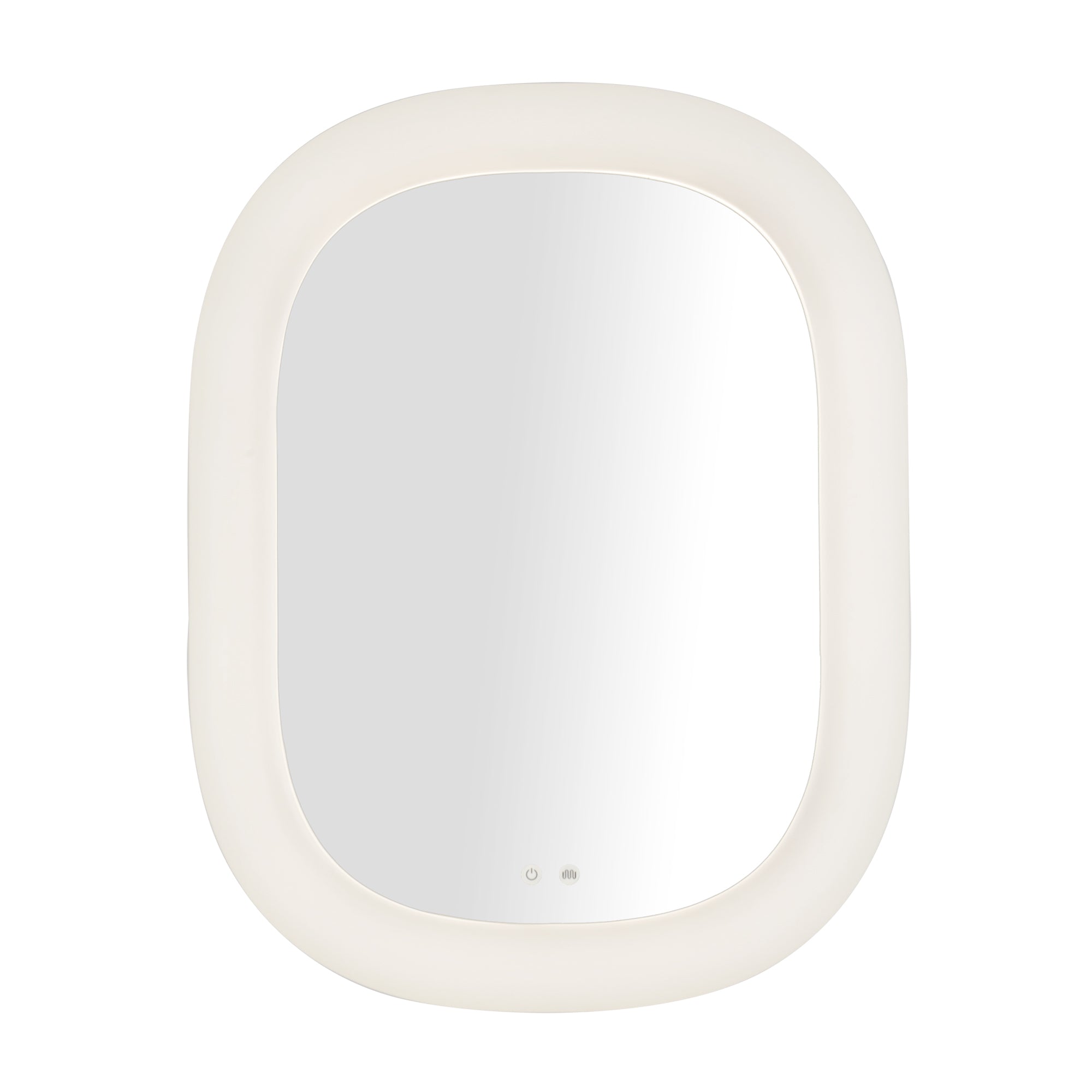 Float LED Vanity Mirror in White Finish | Kuzco Lighting