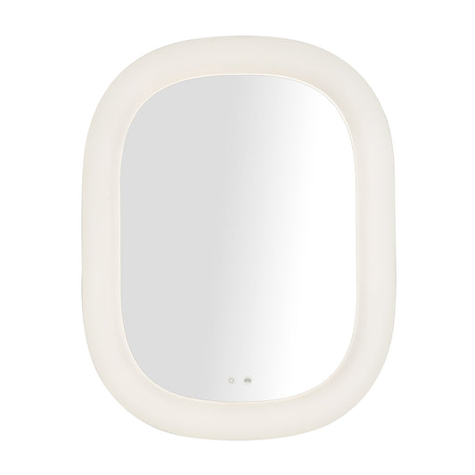 Float LED Vanity Mirror in White Finish | Kuzco Lighting
