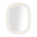 Float LED Vanity Mirror in White Finish | Kuzco Lighting
