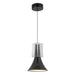 Floe LED Pendant in Glossy Black/Clear Crystal Finish | Kuzco Lighting