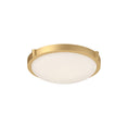Load image into Gallery viewer, Floyd LED Flush Mount in Brushed Gold Finish | Kuzco Lighting
