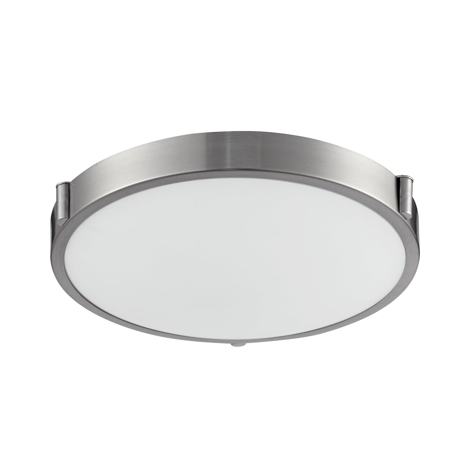 Floyd LED Flush Mount in Brushed Nickel Finish | Kuzco Lighting