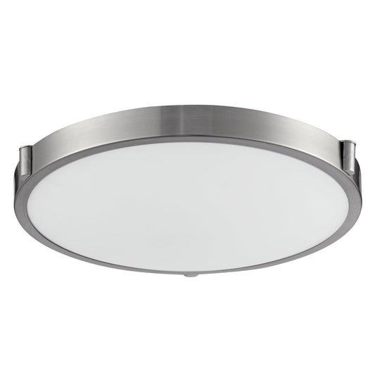 Floyd LED Flush Mount in Brushed Nickel Finish | Kuzco Lighting