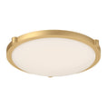 Load image into Gallery viewer, Floyd LED Flush Mount in Brushed Gold Finish | Kuzco Lighting
