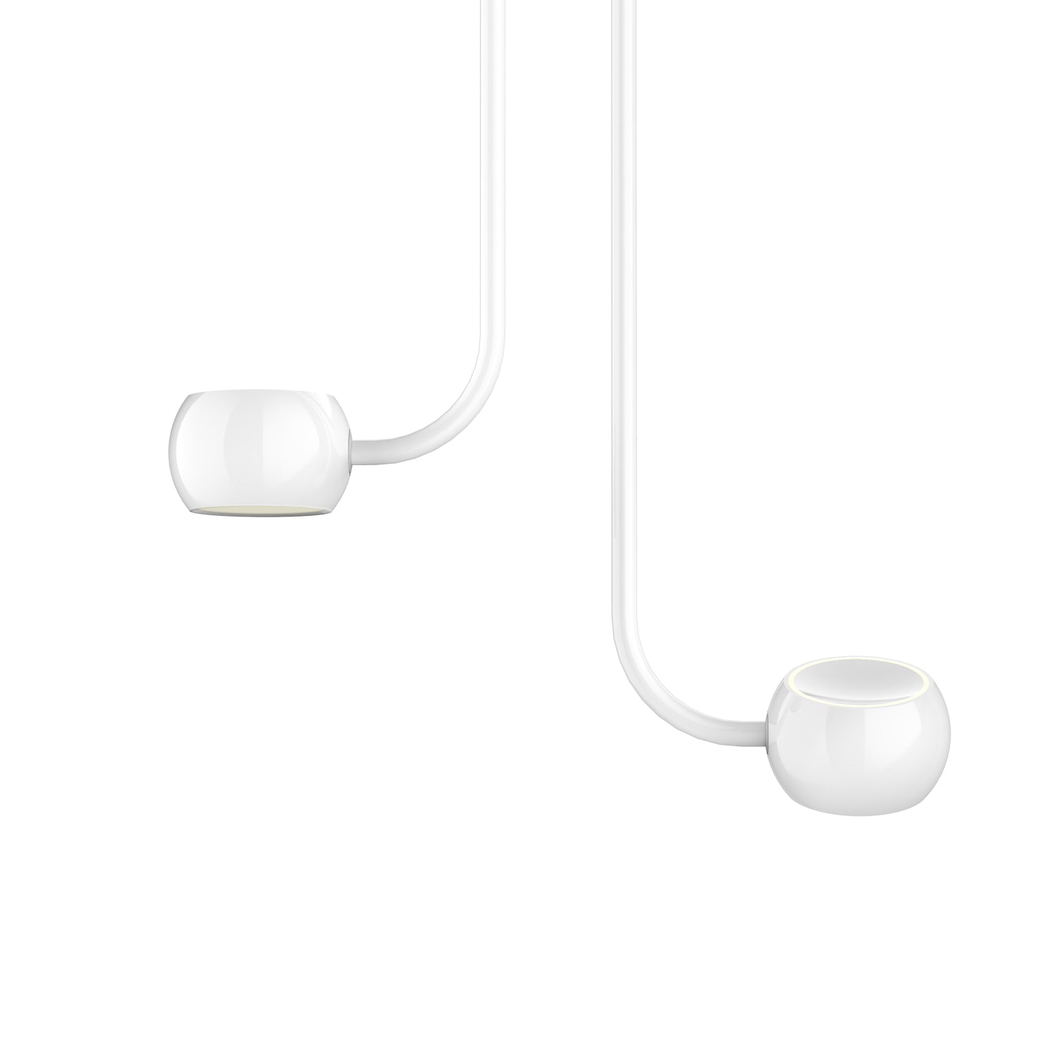 Flux LED Multi Pendant in Gloss White Finish | Kuzco Lighting