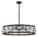 Jolie Medium LED Drum Chandelier by Fredrick Ramond