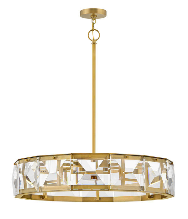 Jolie Medium LED Drum Chandelier by Fredrick Ramond