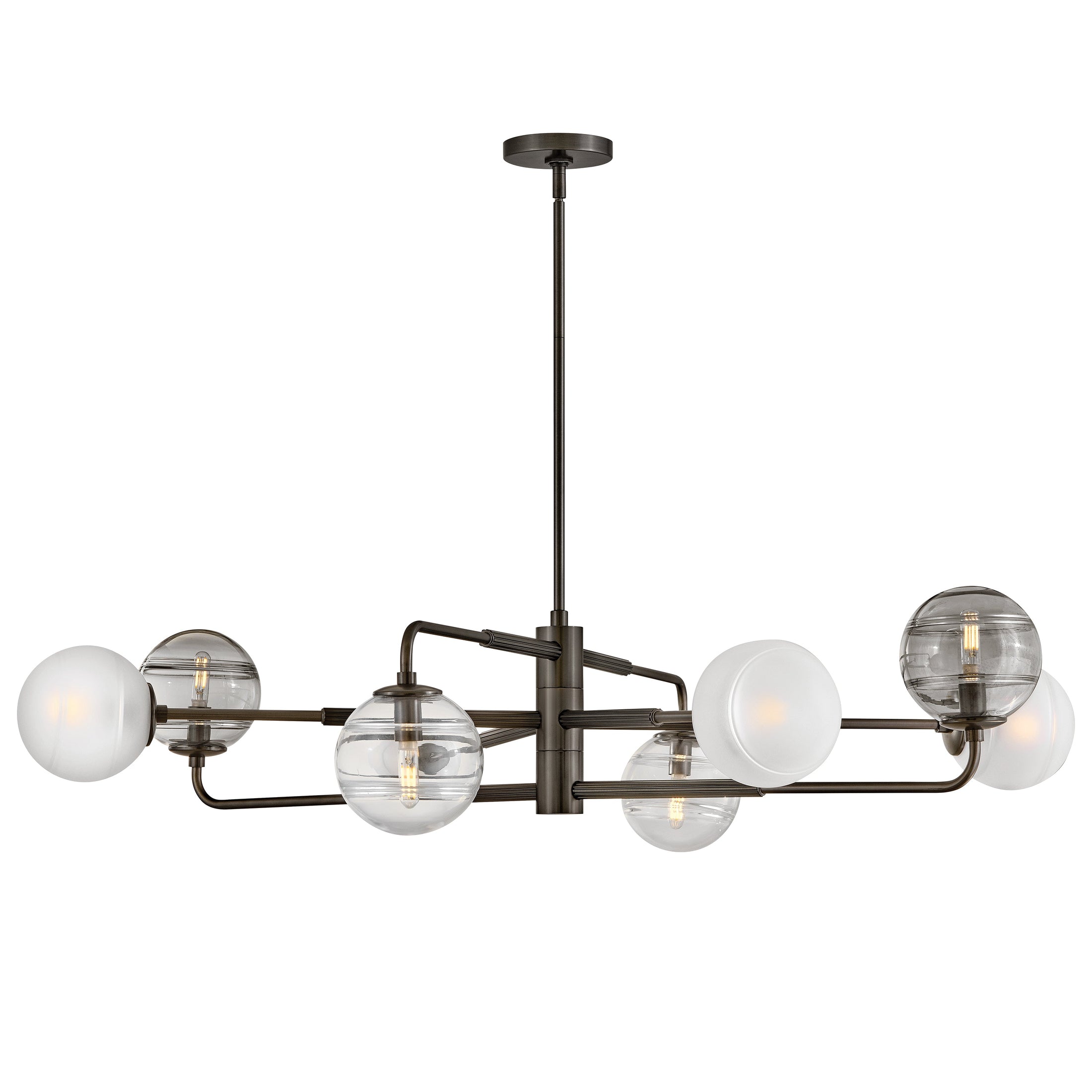 Oberon Large Adjustable Single Tier Chandelier