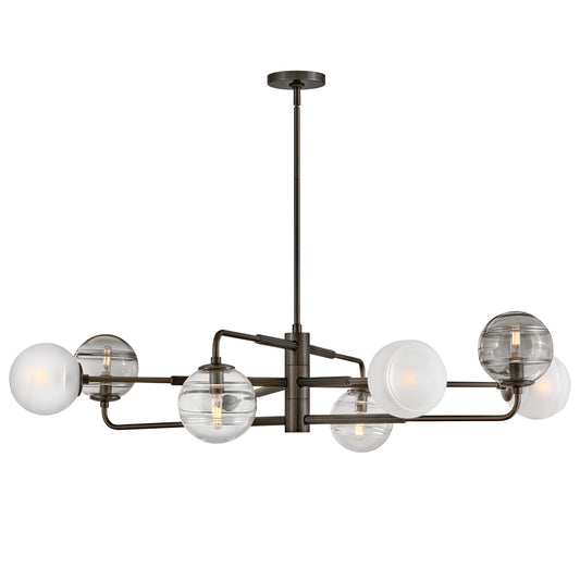 Oberon Large Adjustable Single Tier Chandelier