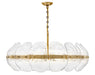 Lillia Large Convertible Drum Chandelier by Fredrick Ramond