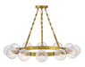 Coco Medium Single Tier Chandelier by Fredrick Ramond