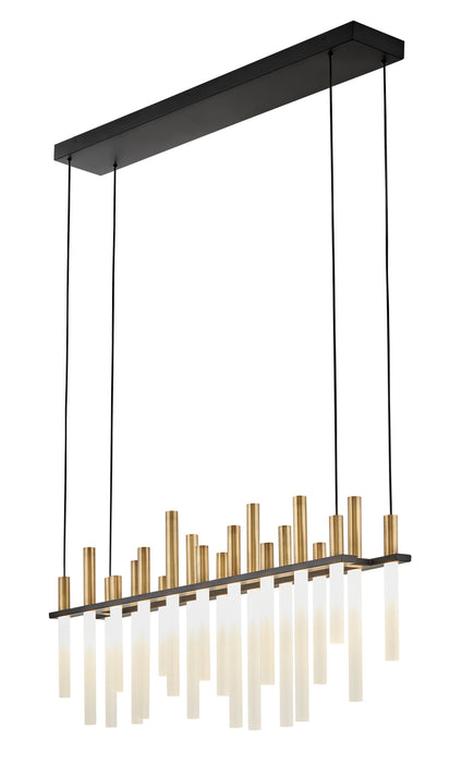 Echo LED Linear Suspension by Fredrick Ramond