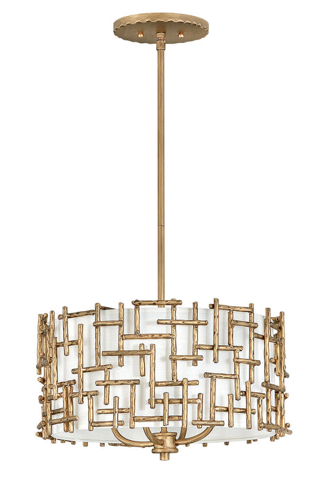 Farrah Large Convertible Drum Pendant by Fredrick Ramond