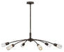 Atera Large Single Tier Chandelier by Fredrick Ramond