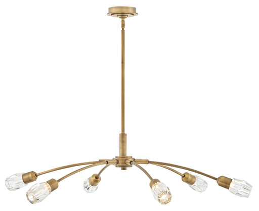 Atera Large Single Tier Chandelier by Fredrick Ramond