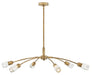 Atera Large Single Tier Chandelier by Fredrick Ramond
