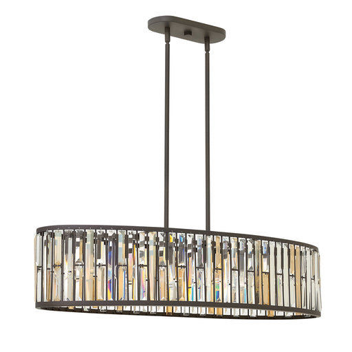 Gemma 6-Light Linear Suspension by Fredrick Ramond