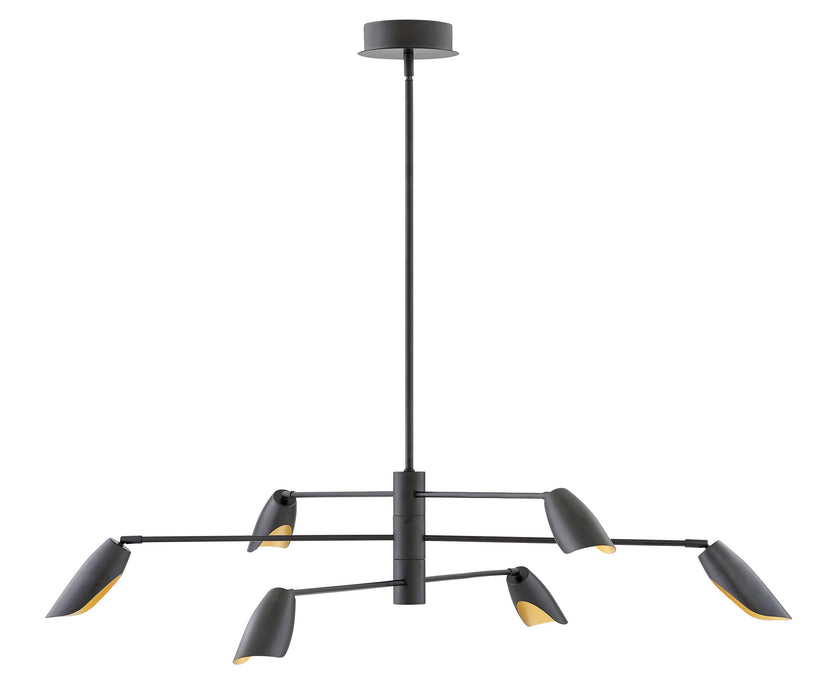 Bowery Large Adjustable Convertible Multi Tier Chandelier by Fredrick Ramond