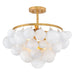Marabel Medium Semi-Flush Mount by Fredrick Ramond