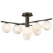 Selene Large Semi-Flush Mount by Fredrick Ramond