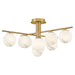 Selene Large Semi-Flush Mount by Fredrick Ramond