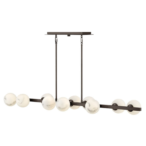 Selene 10-Light Linear Suspension by Fredrick Ramond