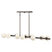 Selene 10-Light Linear Suspension by Fredrick Ramond