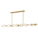 Selene 14-Light Linear Suspension by Fredrick Ramond