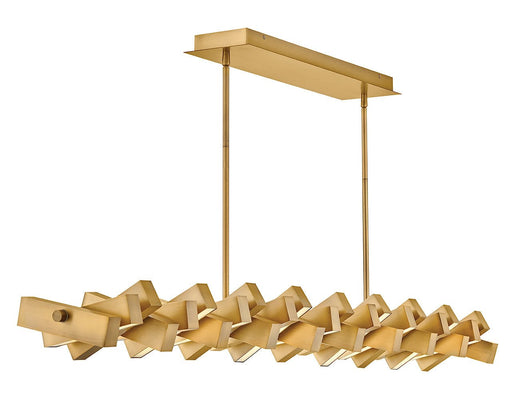 Stitch Large LED Linear Suspension by Fredrick Ramond