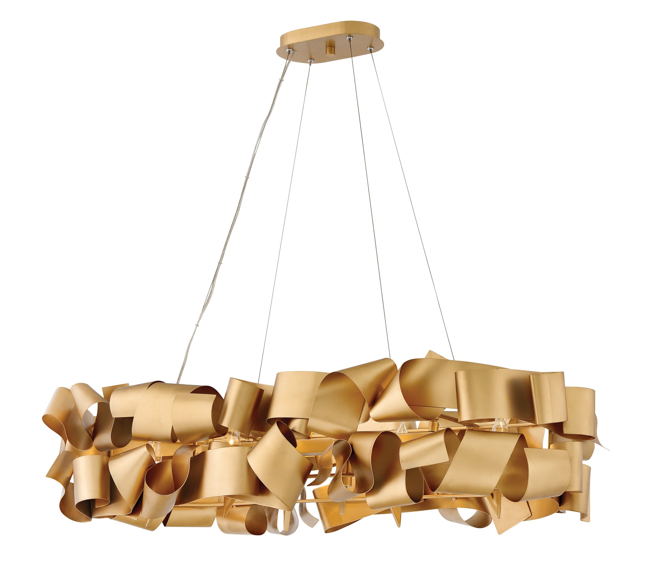 Delfina Large Six Light Linear Chandelier