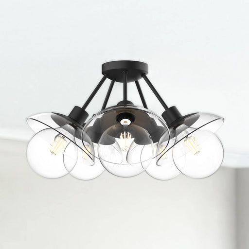 Francesca Multi Light Semi Flush Mount by Alora Lighting